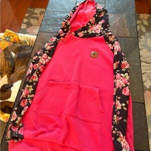 Floral Pink Women's Hoodie